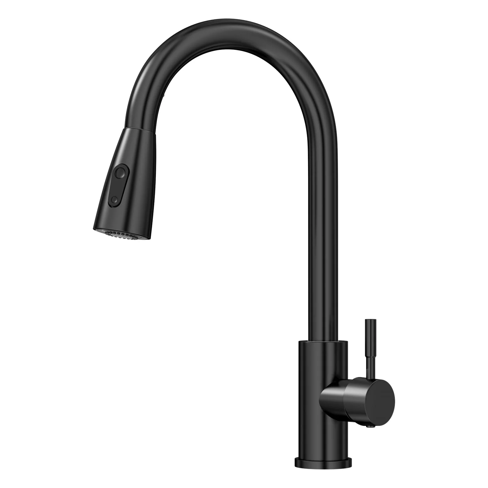 Amdoticknpf Wasserhahn Küche, Küchenarmatur Ausziehbar, Mischbatterie mit 360° Schwenkbar, Edelstahl