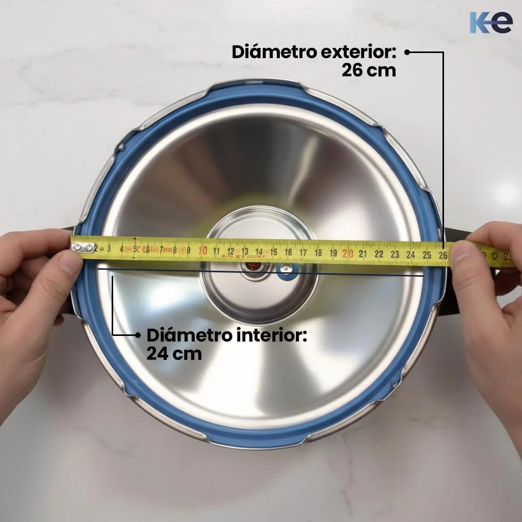 Anakel Home Ersatzgummi für Duromatic-Topf, kompatibel mit Duromatic-Modellen, Originalersatzteil, S - Image 3
