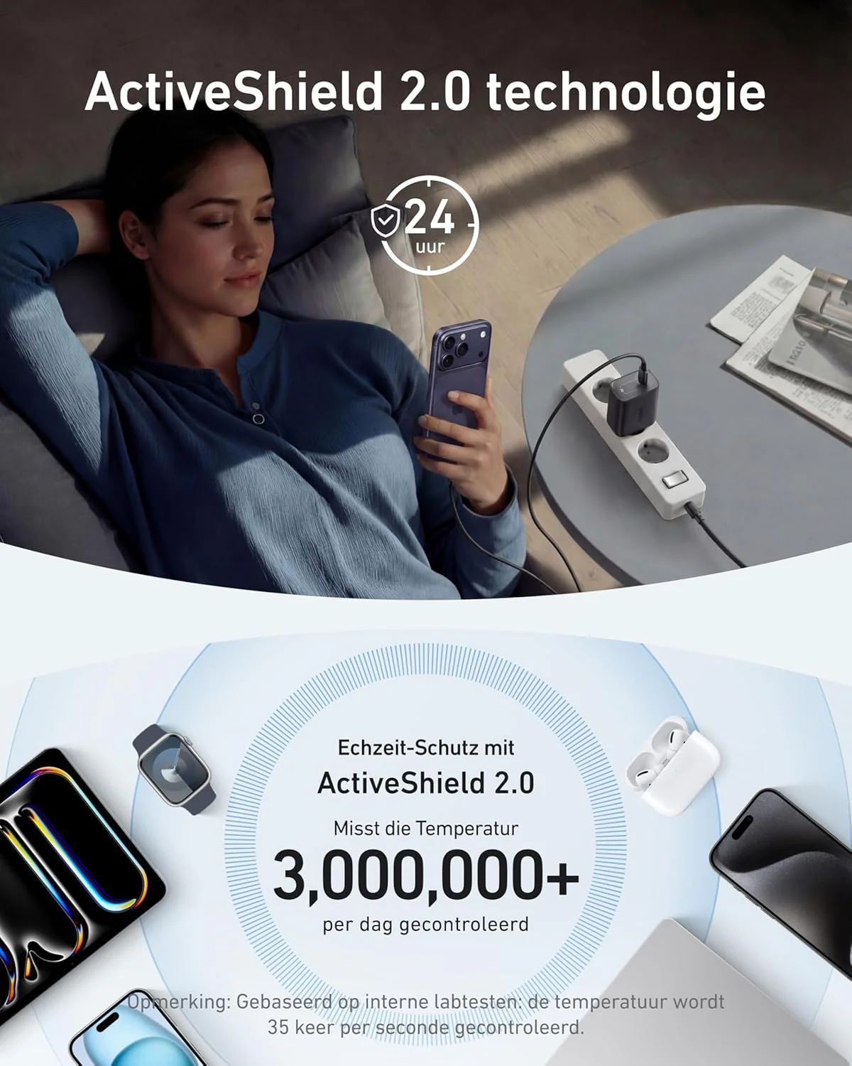 Anker Nano 100W Ladegerät, 100W MacBook Ladegerät, Netzteil für MacBook, iPad, iPhone 17/16, Galaxy, - Image 5