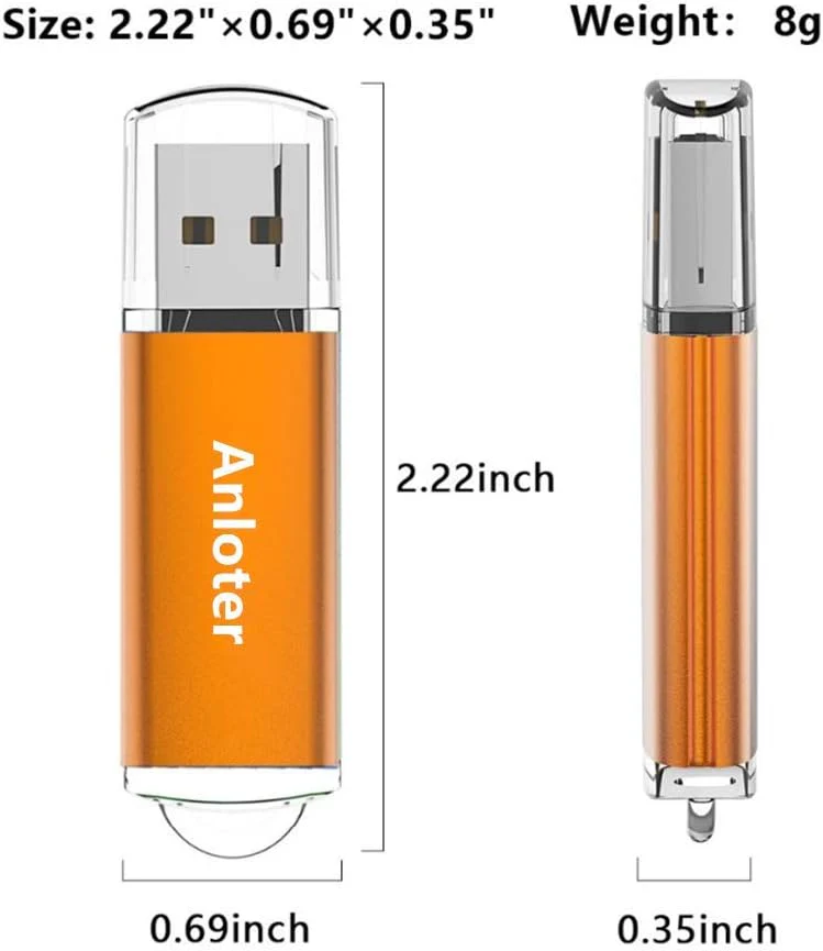 Anloter 50 x USB-Flash-Laufwerk, Speicherstick für Computer, Laptop, Mac, Tablet, Geschenk (128 MB, - Image 2