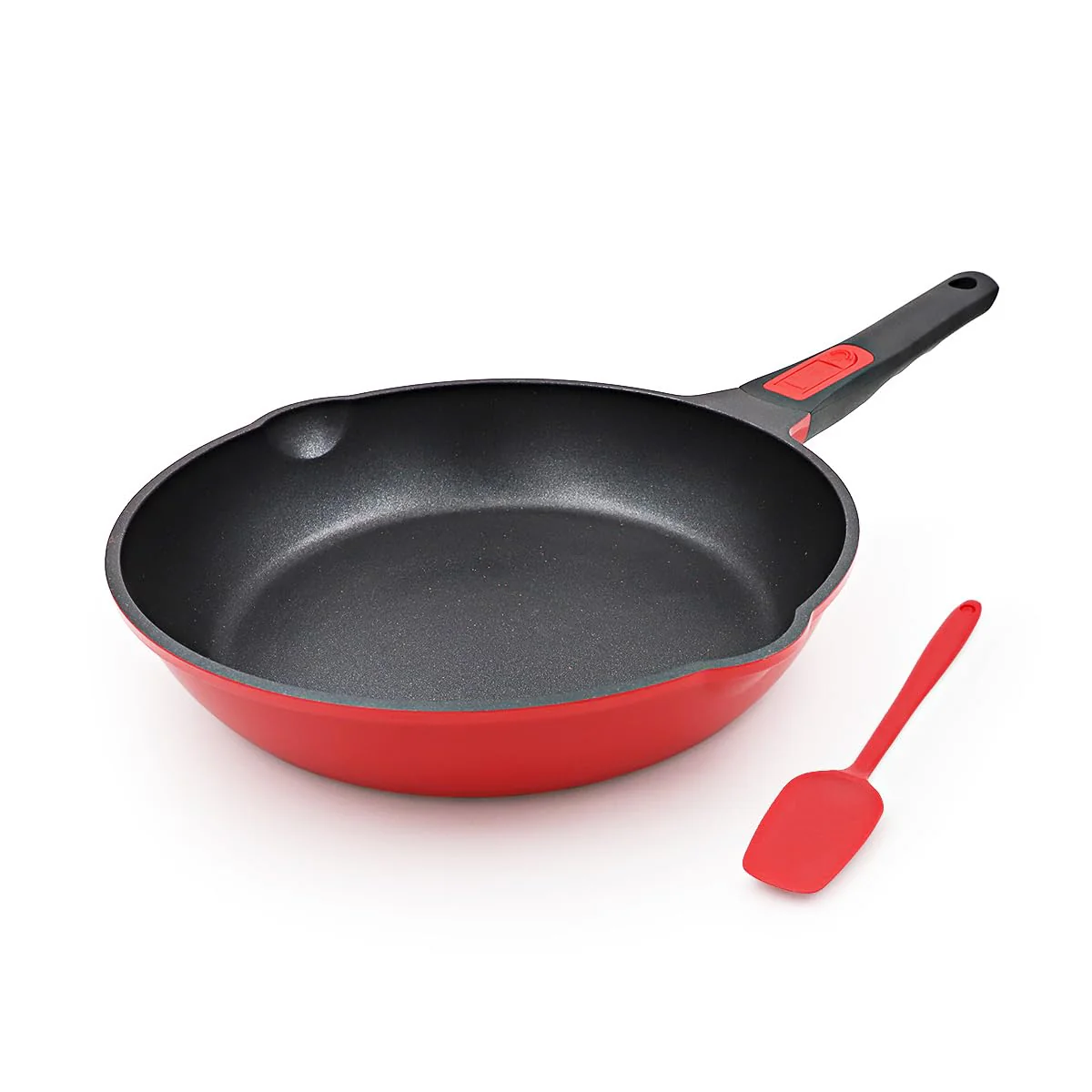 Antihaft-Pfanne 24cm, Bratpfanne mit Abnehmbarem Griff Antihaftbeschichtung Wokpfanne für alle Herda