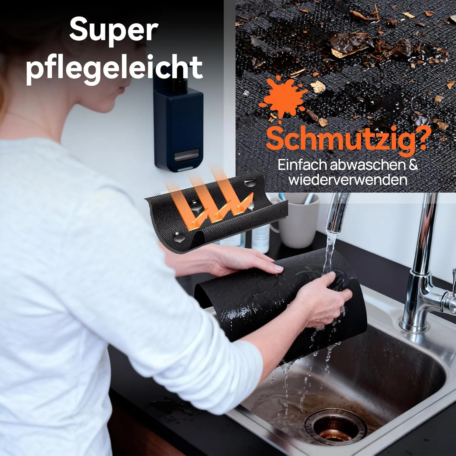 Antirutschmatte Auto 180x100cm - Wasserdicht und Zuschneidbar Kofferraummatte - Universal Antirutsch - Image 4