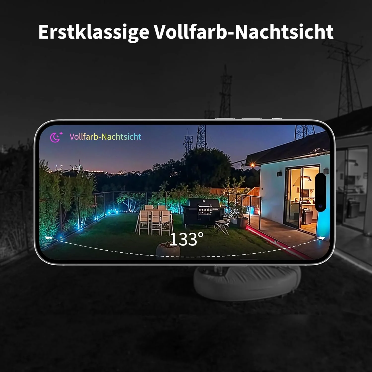 Aqara 4MP Kamera-Hub G5 Pro PoE, Echtfarbe Nachtsicht Überwachungskamera Aussen, HomeKit Secure Vide - Image 3