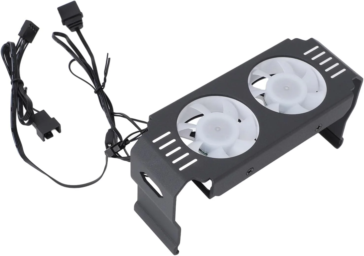 ARGB-Speicher-RAM-Kühler, RGB-DDR-Kühlkörper mit PWM-Temperaturregelung, Dual-Lüfter für DDR DDR2 DD - Image 7