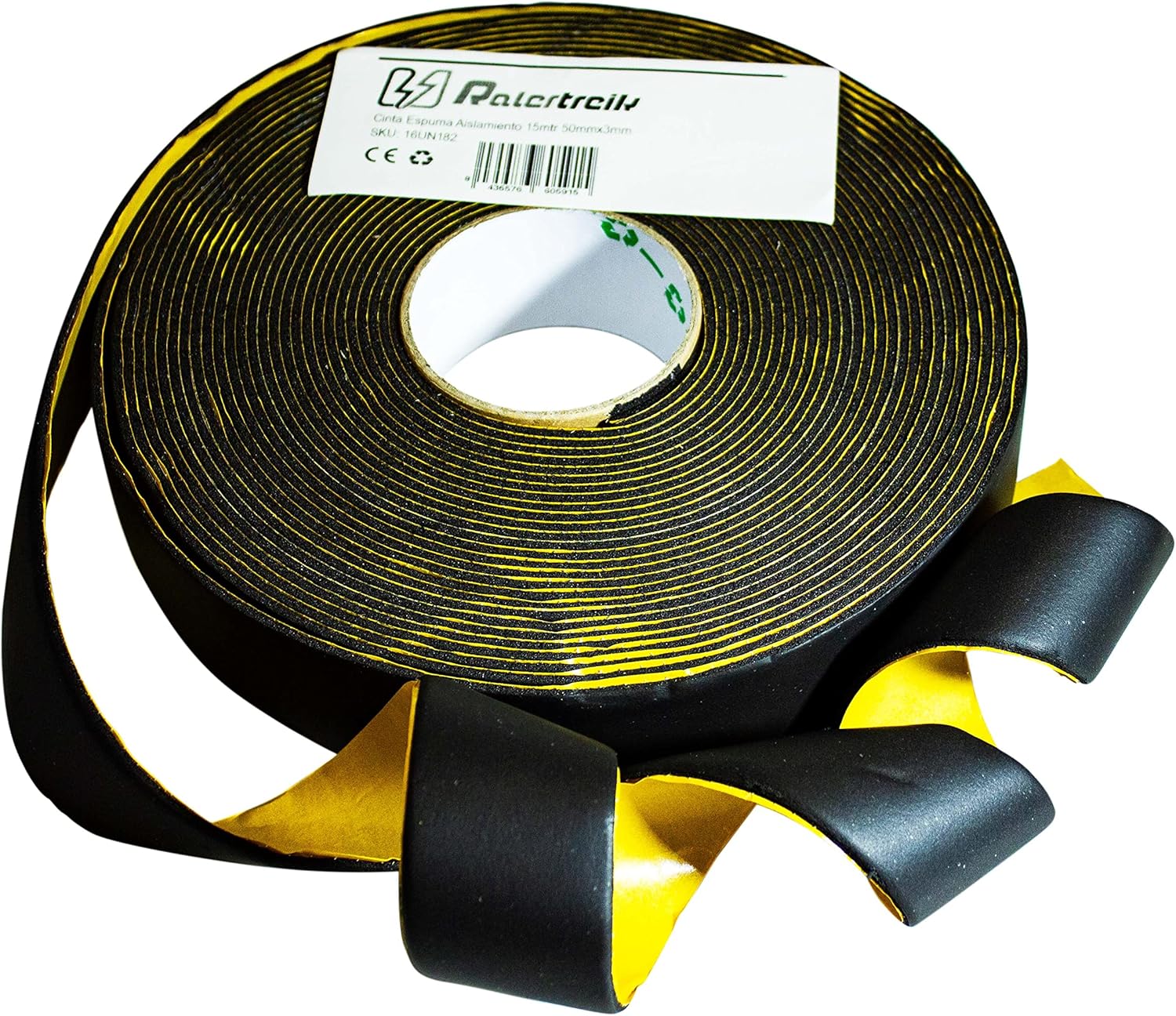 Armatech Klebeband, 15 m, 50 x 30 mm, Gummi, selbstklebend, für Wärmeisolierung, Klimaanlagenleitung - Image 5