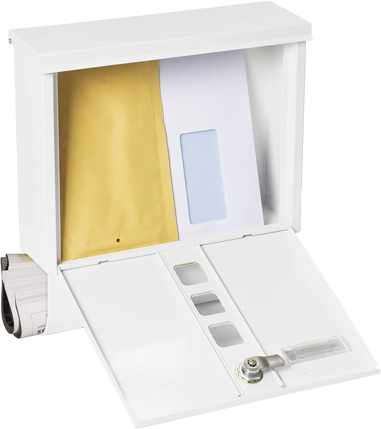 ARREGUI Chance E7001 Briefkasten aus Verzinktem Stahl mit Zeitungsrolle, Postkasten + Zeitungsbox, G - Image 2