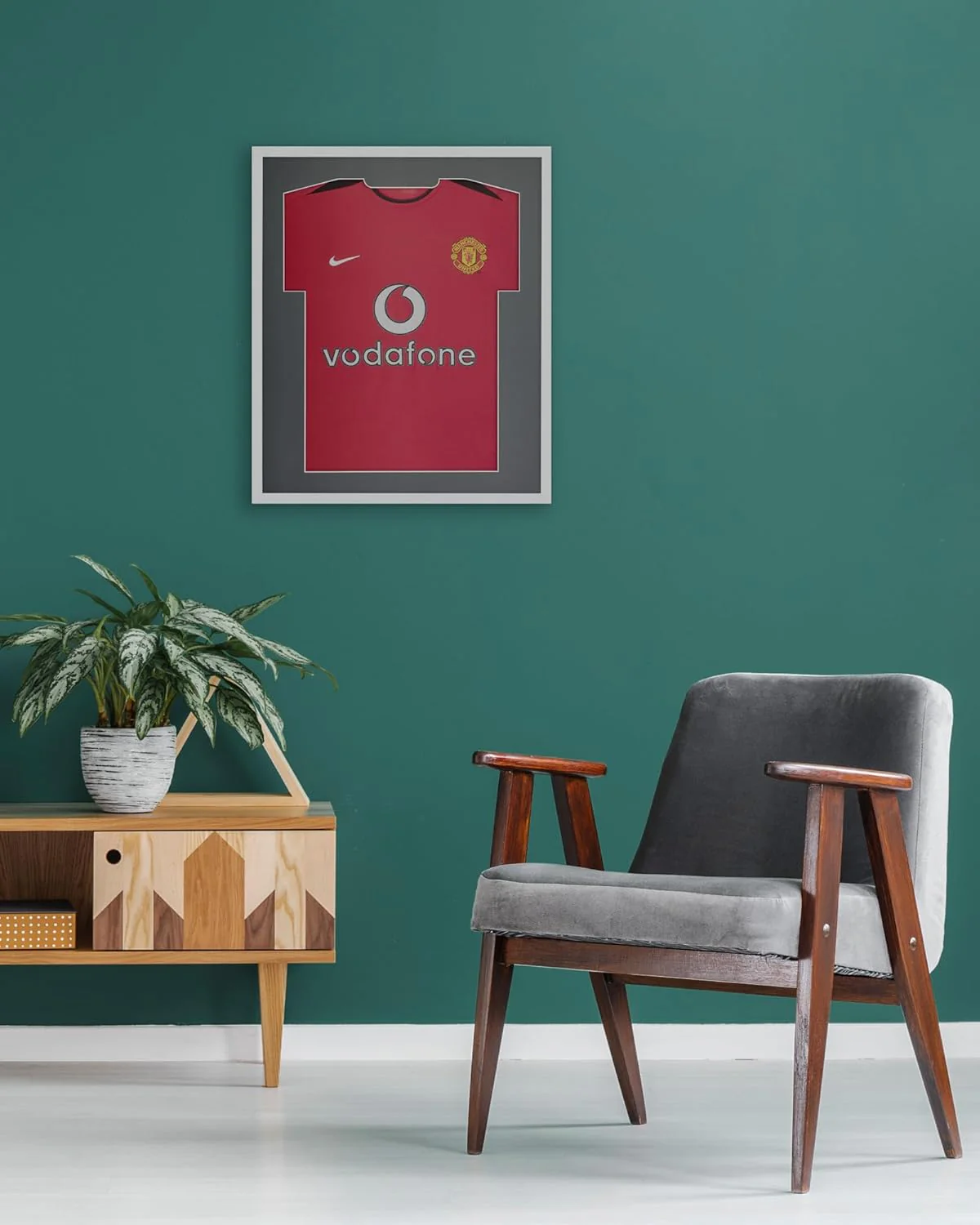 ARTIS Trikotrahmen Basic - Bilderrahmen für Trikot 52,5x62,5x3 cm - Objektrahmen für echte Fussballf - Image 2