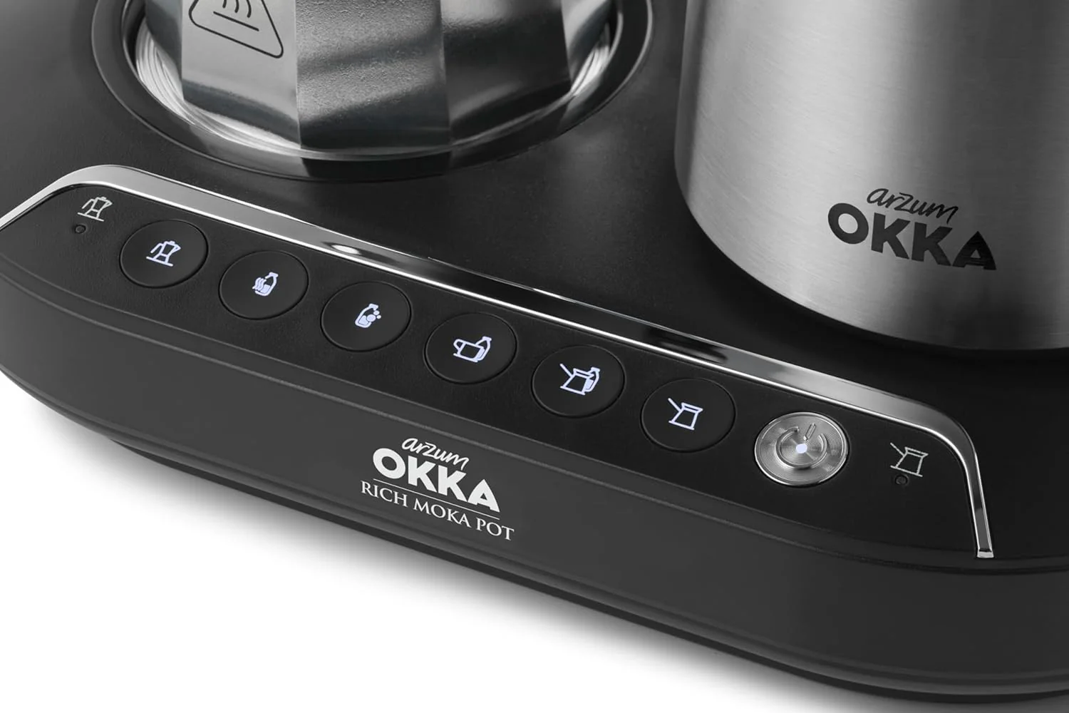 Arzum Okka Rich Moka Pot Kafeemaschine Espressokocher Mokkakanne Türkischer Kaffeekocher - Image 3