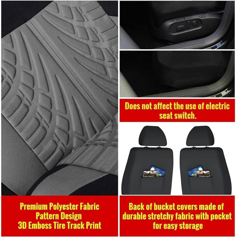 Auto Schonbezüge für Mitsubishi Space Star 2.GEN 2.gen 1998-2019 2020 2021 2022 2023 2024, Stoff Sit - Image 3