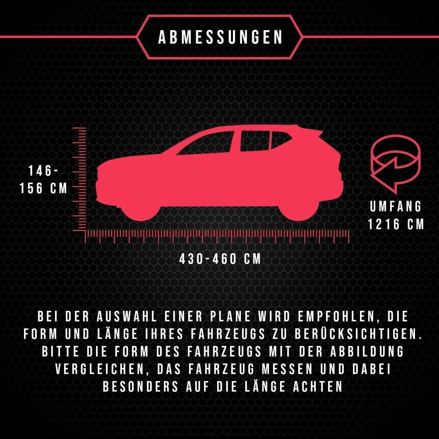 Autoabdeckung Wasserfest & Extrastark Vollgarage Autoplane Abdeckplane gegen Regen Schnee Wind UV-St - Image 2