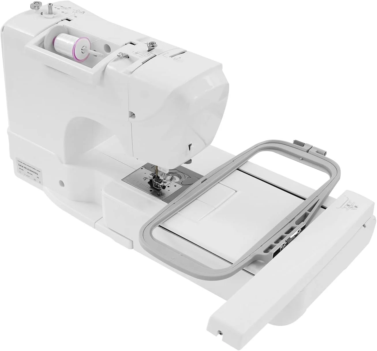 Automatische Stickmaschine, 45W computergesteuerte Nähmaschine mit 162 Integrierte Stichmuster, 0–65 - Image 3