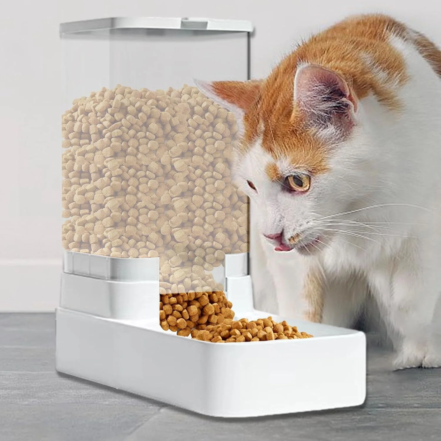 Automatischer Katzenfutterspender, Katzen- und Hundefutterspender, Futternapf mit grosser Kapazität, - Image 2