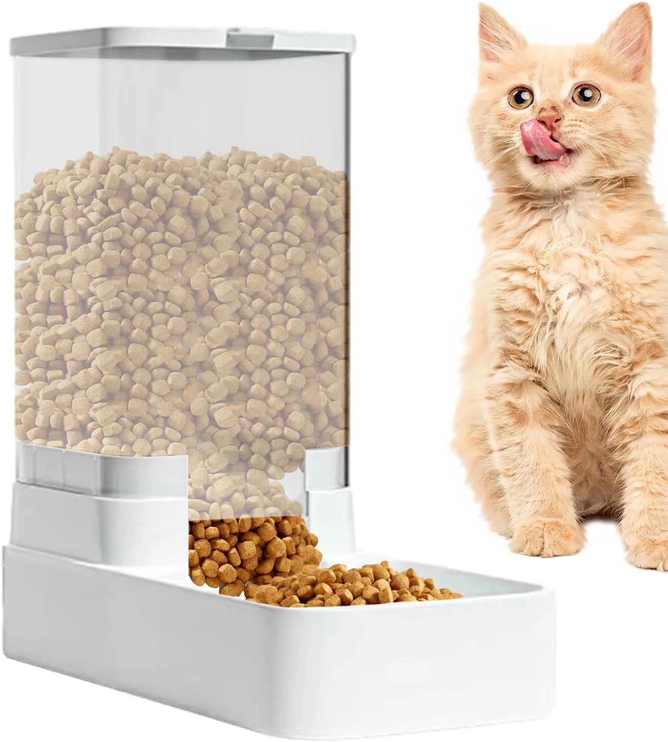 Automatischer Katzenfutterspender, Katzen- und Hundefutterspender, Futternapf mit grosser Kapazität, - Image 7