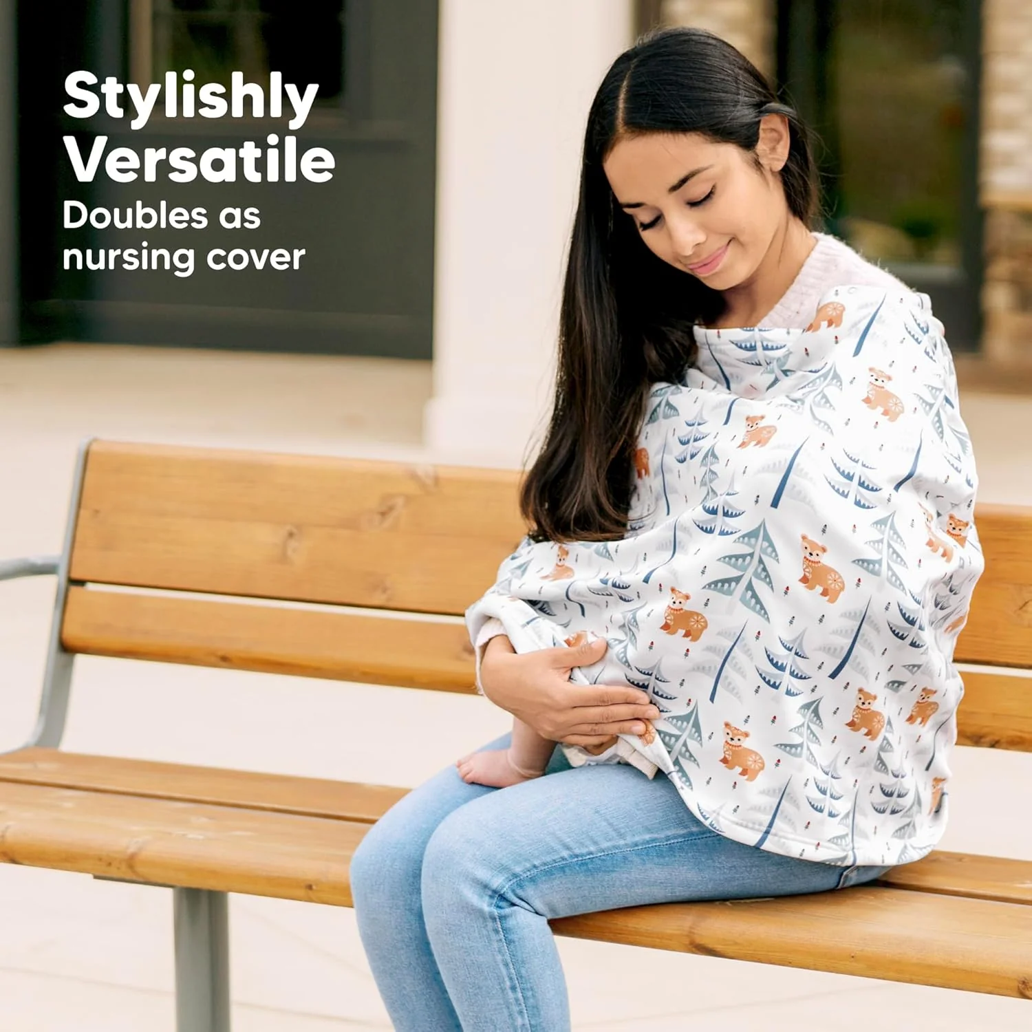 Autositzbezug für Babys - Baby Sitzbezüge für Frühling, Herbst, Winter - Universelle Stretch Fit Bab - Image 6