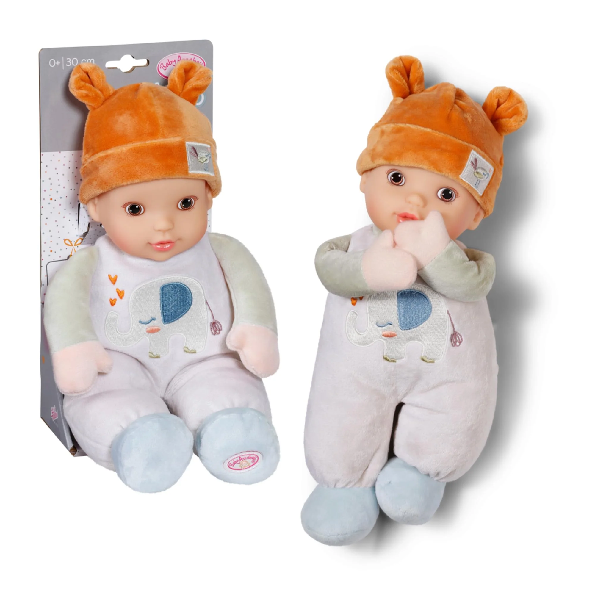 Baby Annabell for Babies Sweetie Sand 30cm, weiche 30cm grosse Puppe aus Stoff mit integrierter Rass