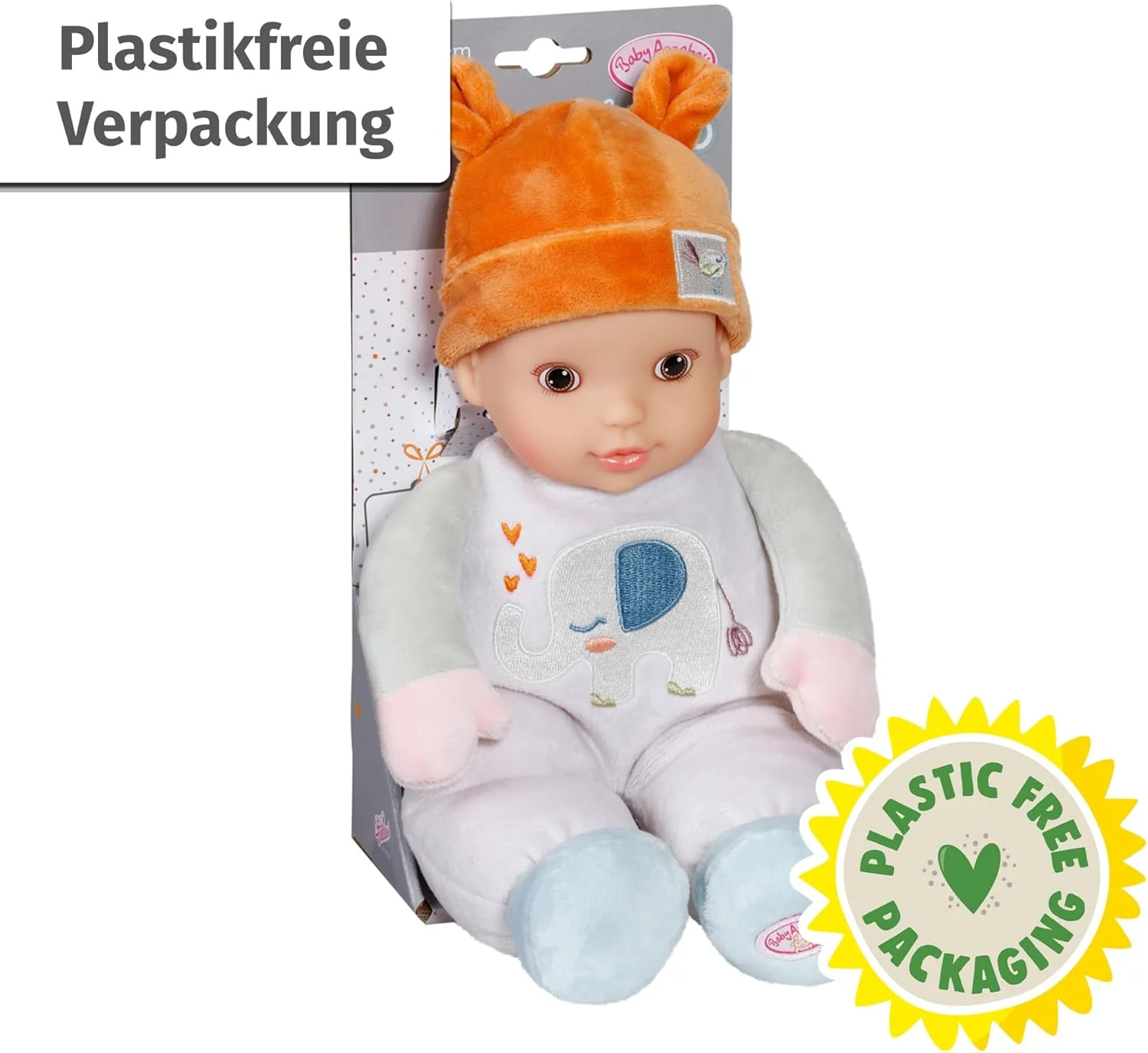 Baby Annabell for Babies Sweetie Sand 30cm, weiche 30cm grosse Puppe aus Stoff mit integrierter Rass - Image 6