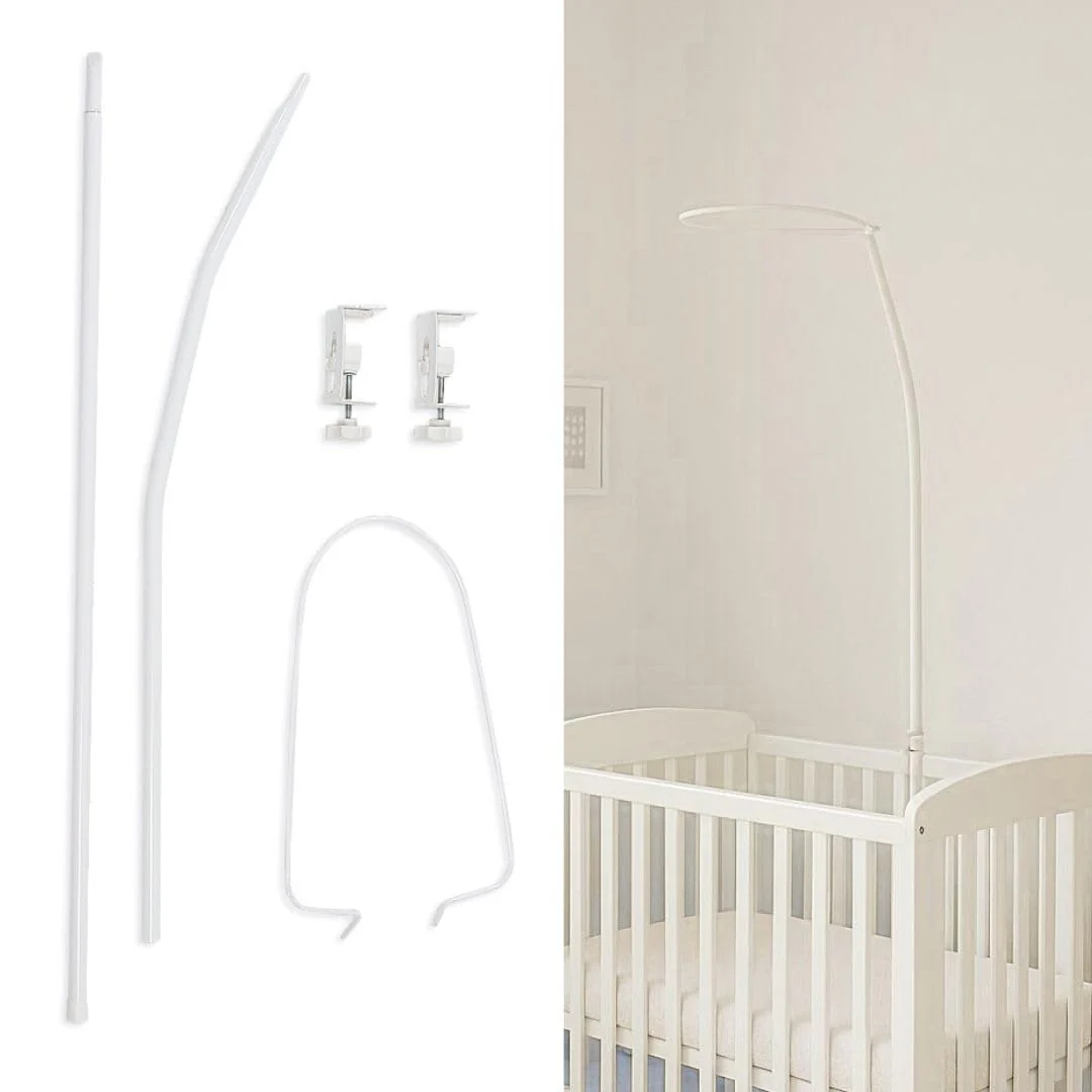 Baby Fancyroom Betthimmel Himmelstange, leicht montierbare Himmelstange für Babybetten. Gestell aus