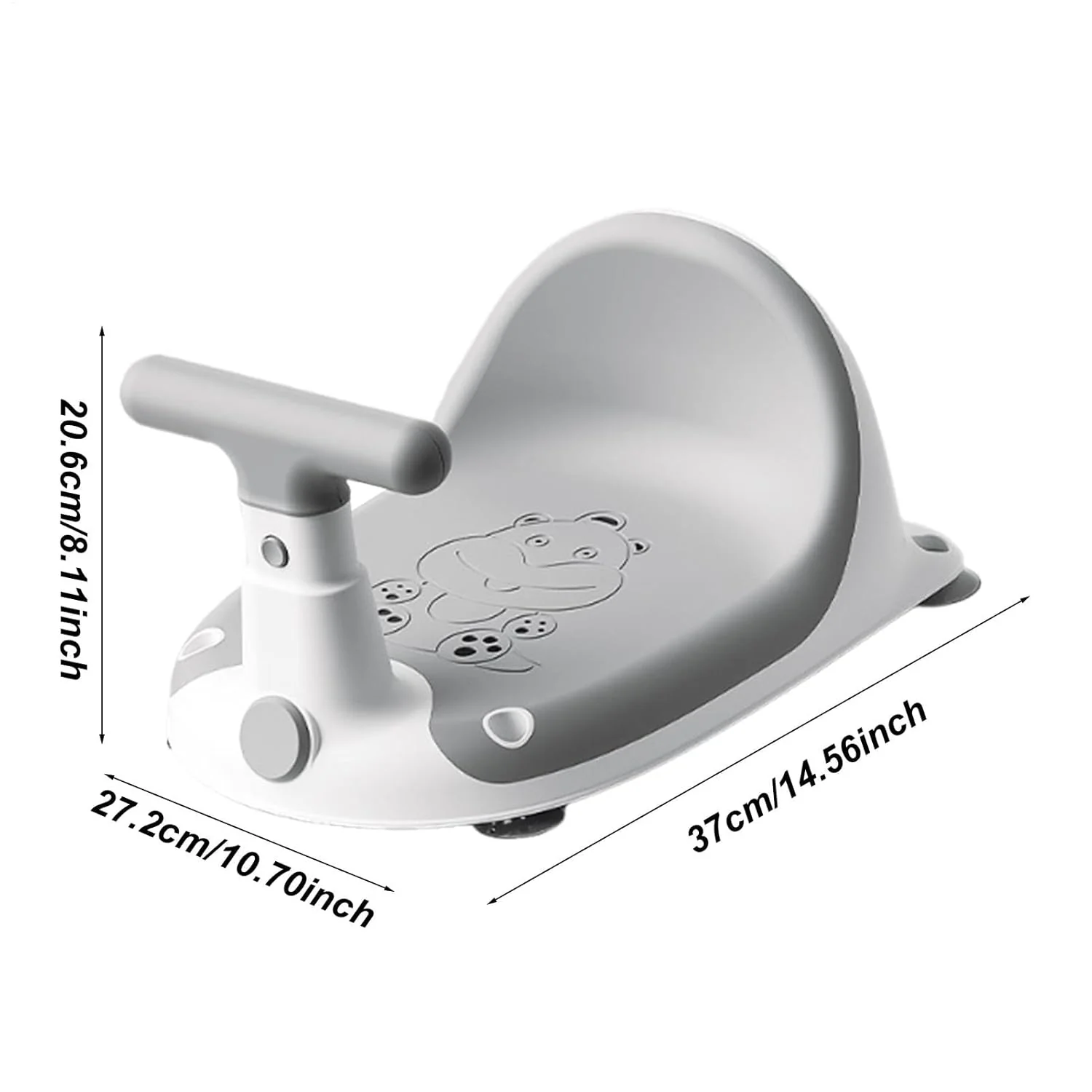 Badewannensitz Baby Ab 6 Monate Badesitz Badewanne Badestuhl Badehilfe Babysitz Rutschfest Ergonomis - Image 6
