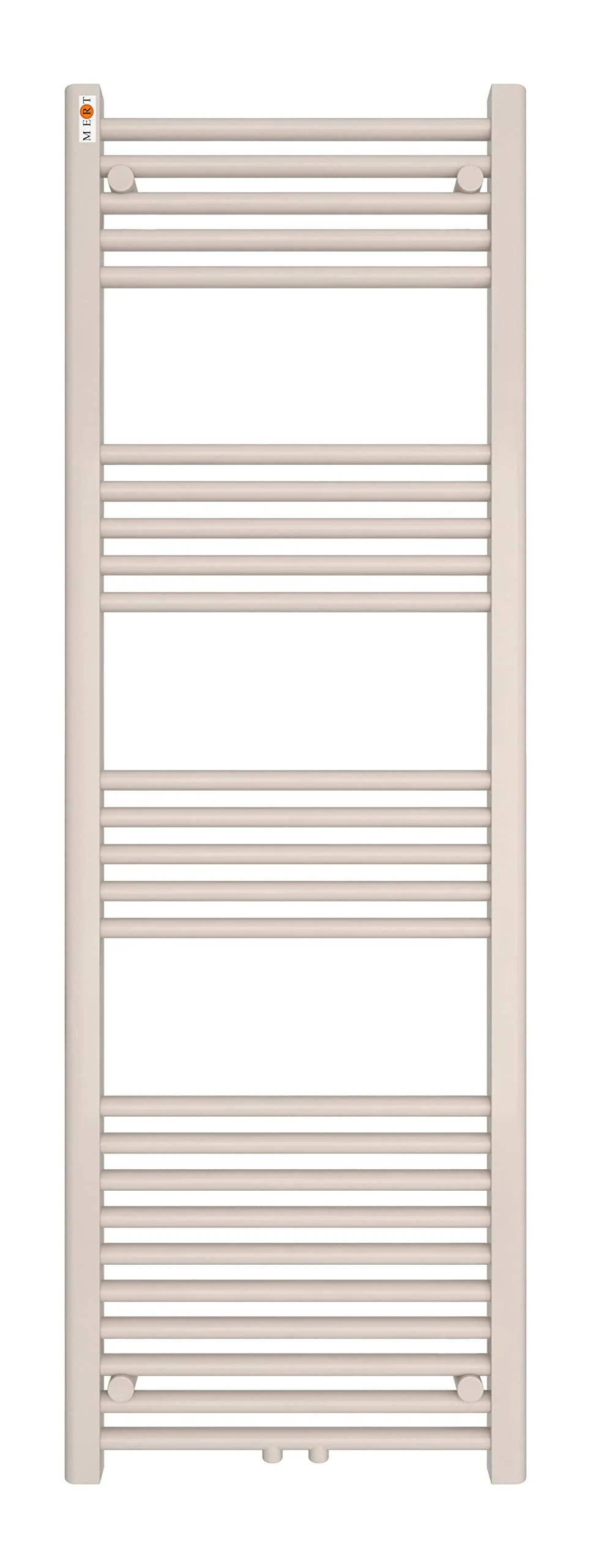Badheizkörper Handtuchheizkörper mit Mittelanschluss weiss gerade 500x1500 mm Stahl 50x150, Stahl 50