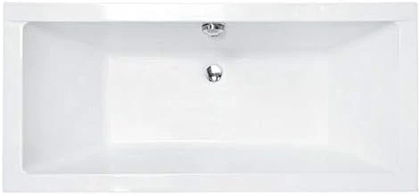 BADLAND Badewanne Original Weiss Acryl Wanne Rechteck QUADRO 190x90 KOMPLETTSET SET mit Weiss Acryls - Image 2