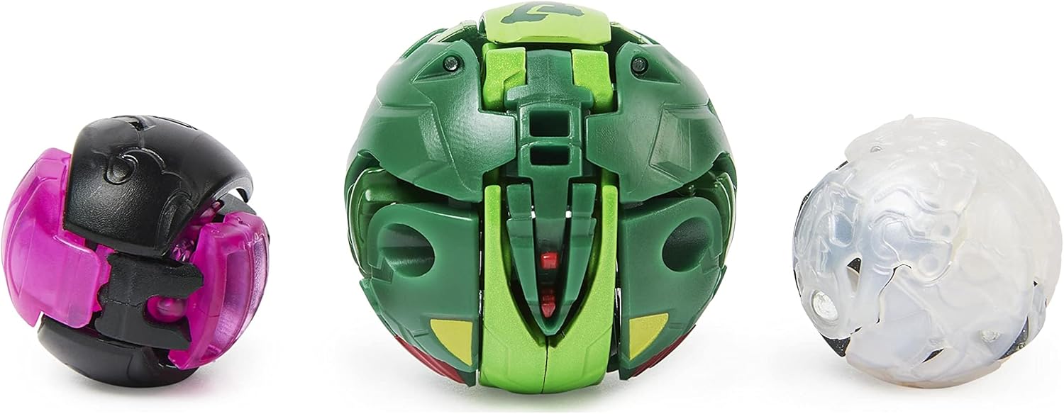 BAKUGAN 'Evolutions' Power Up 3er Pack mit 1 Platinum Series Ball (mit Metallkern) und 2 Nanogan (Mi - Image 5