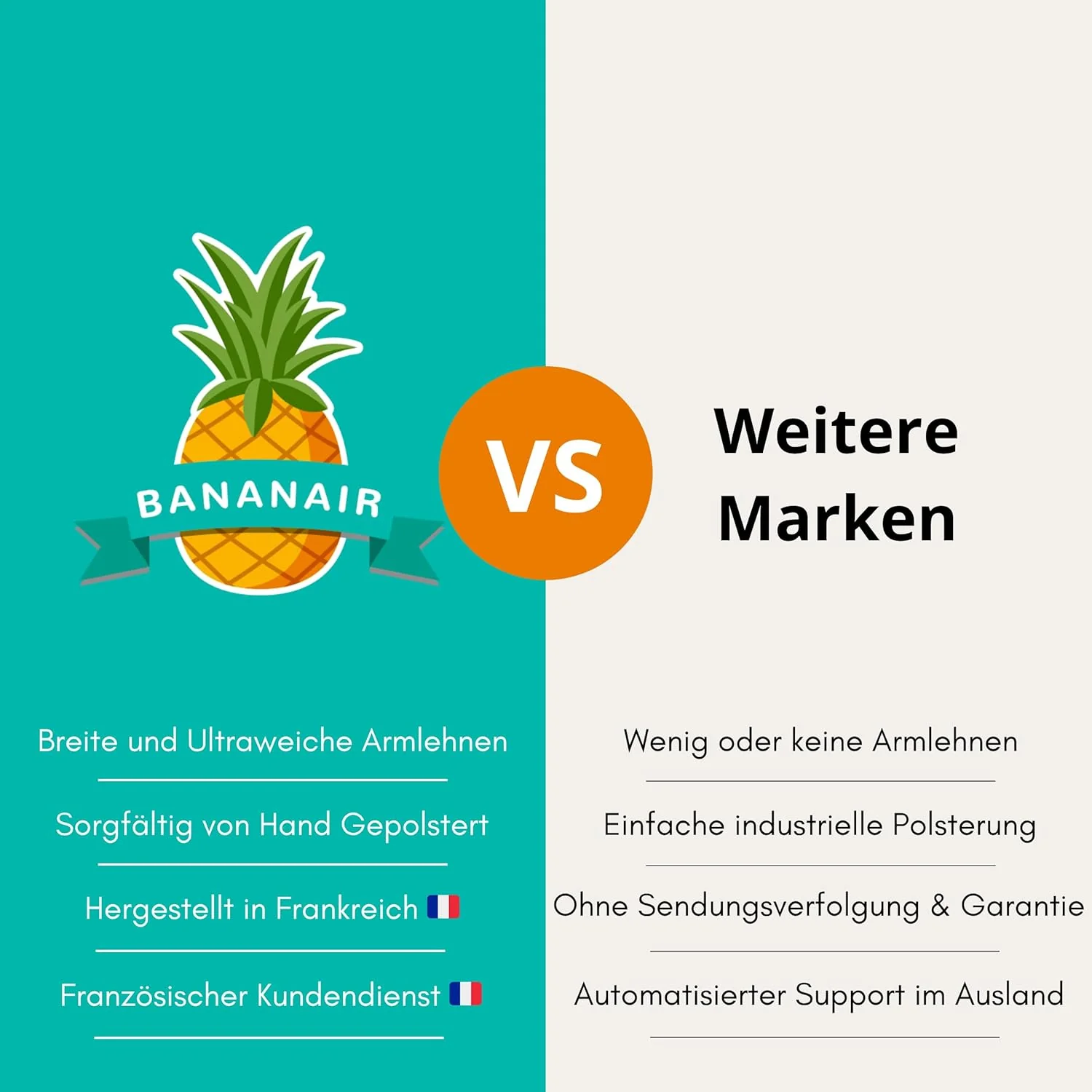 bananair – Lesekissen für Bett und Sofa aus Cord – Abnehmbare, Maschinenwaschbare Hülle – Weich & Ko - Image 5