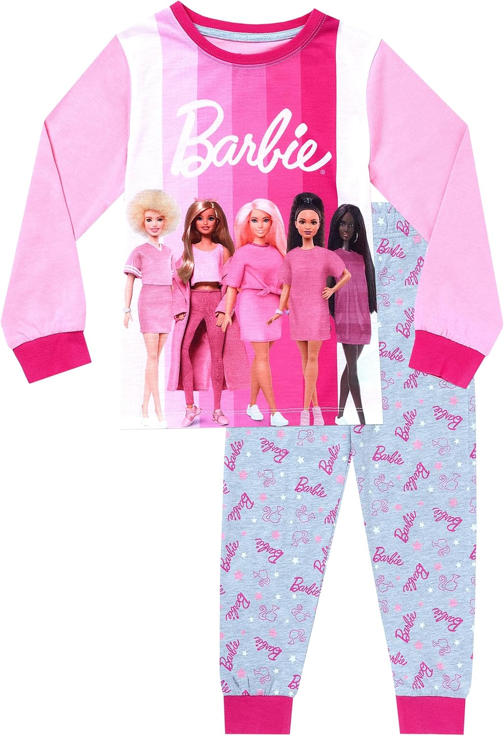 Barbie Morgenmantel und Schlafanzug 110 Rosa, 110 Rosa - Image 6
