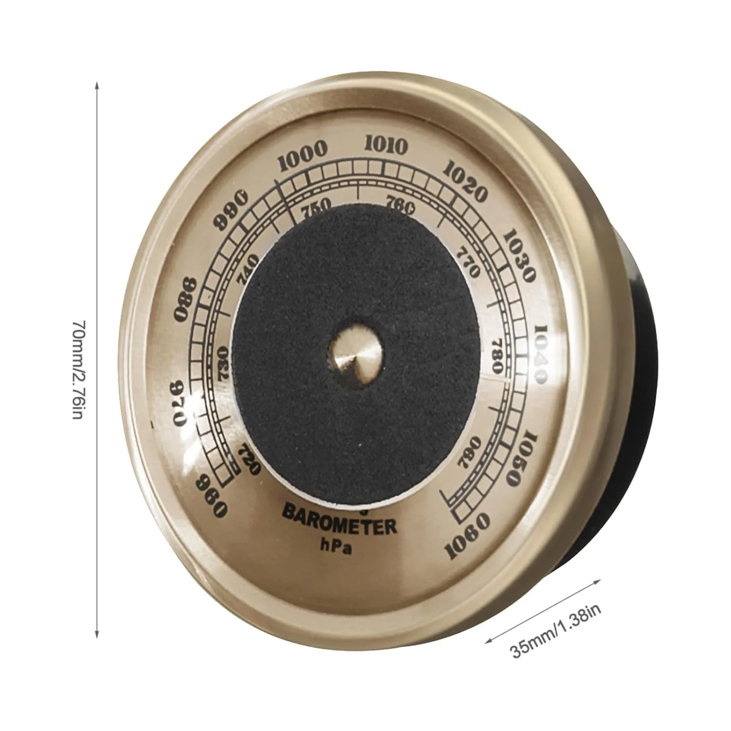 Barometer für zu Hause, 70mm Hochpräzises Analog Barometer zur Messung von Druckänderungen - Image 4