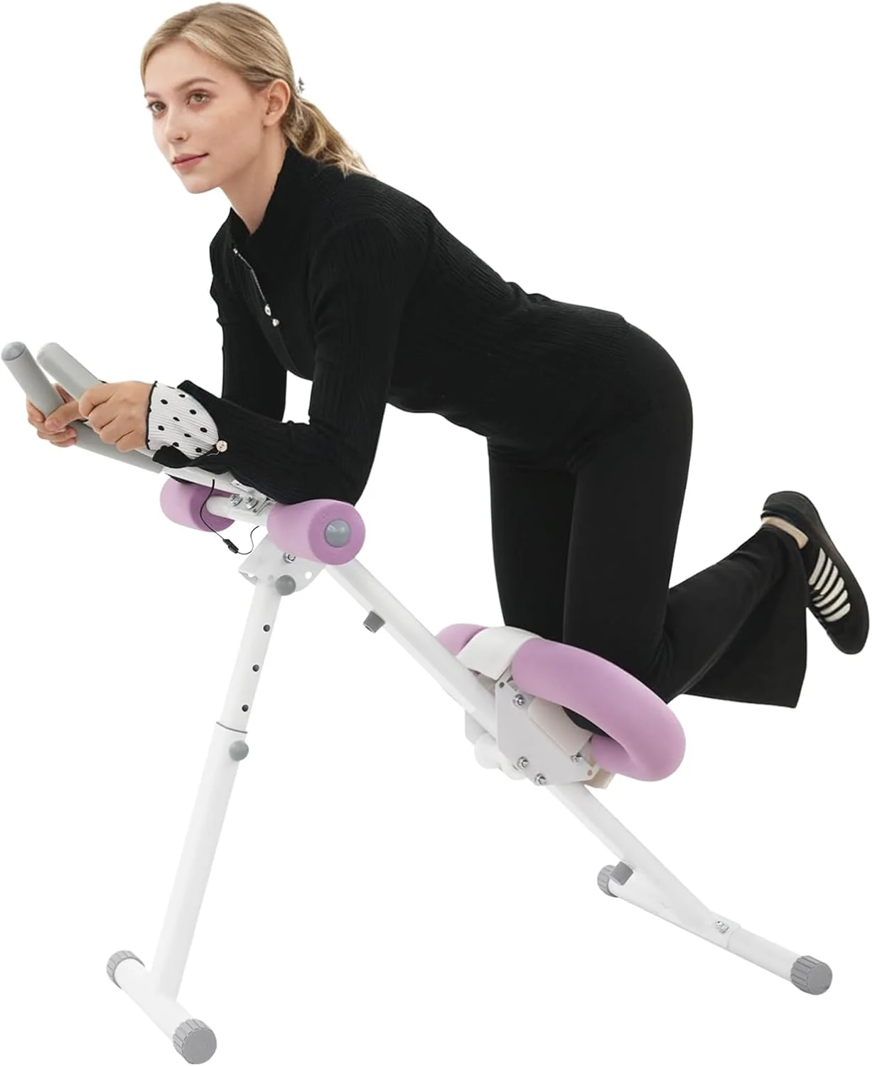 Bauchtrainer für Zuhause Bauchmuskeltrainer,Klappbares Bauch Trainingsgerät mit 5 Höhenverstellstufe - Image 3