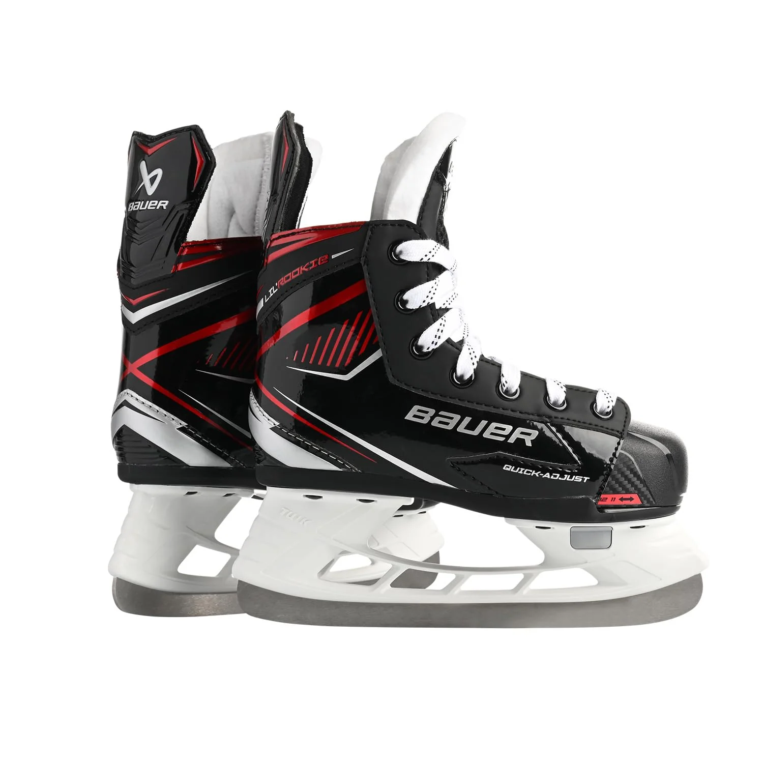 Bauer LIL'ROOKIE Schlittschuhe verstellbar Junior, Weite :R = Regular, Grösse:35-38.5