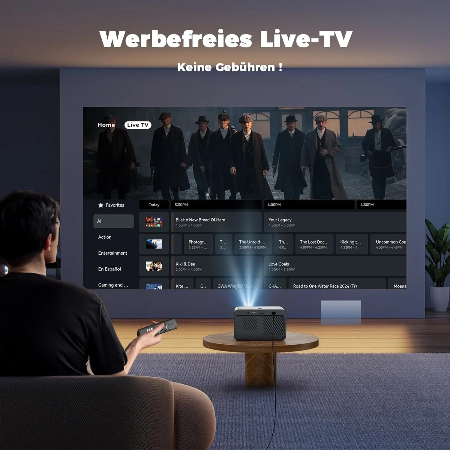 Beamer-4K [800+ Apps Compatible with Netflix, Browser & Live-TV | AI-Auto-Setup & CEC-Steuerung] 108 - Image 4