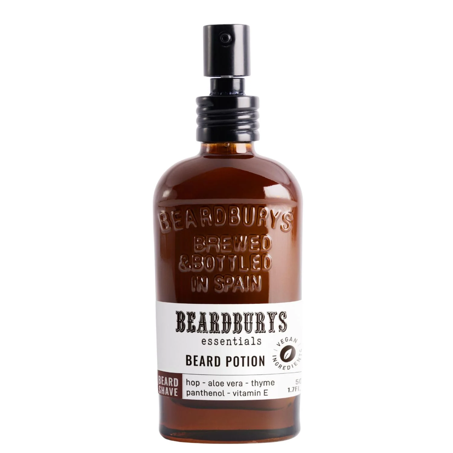 Beardburys Essentials Bart Trank | Herren -Gesichtsfeuchtigkeitscreme Für Den Bart. Erzeugen Sie Erz