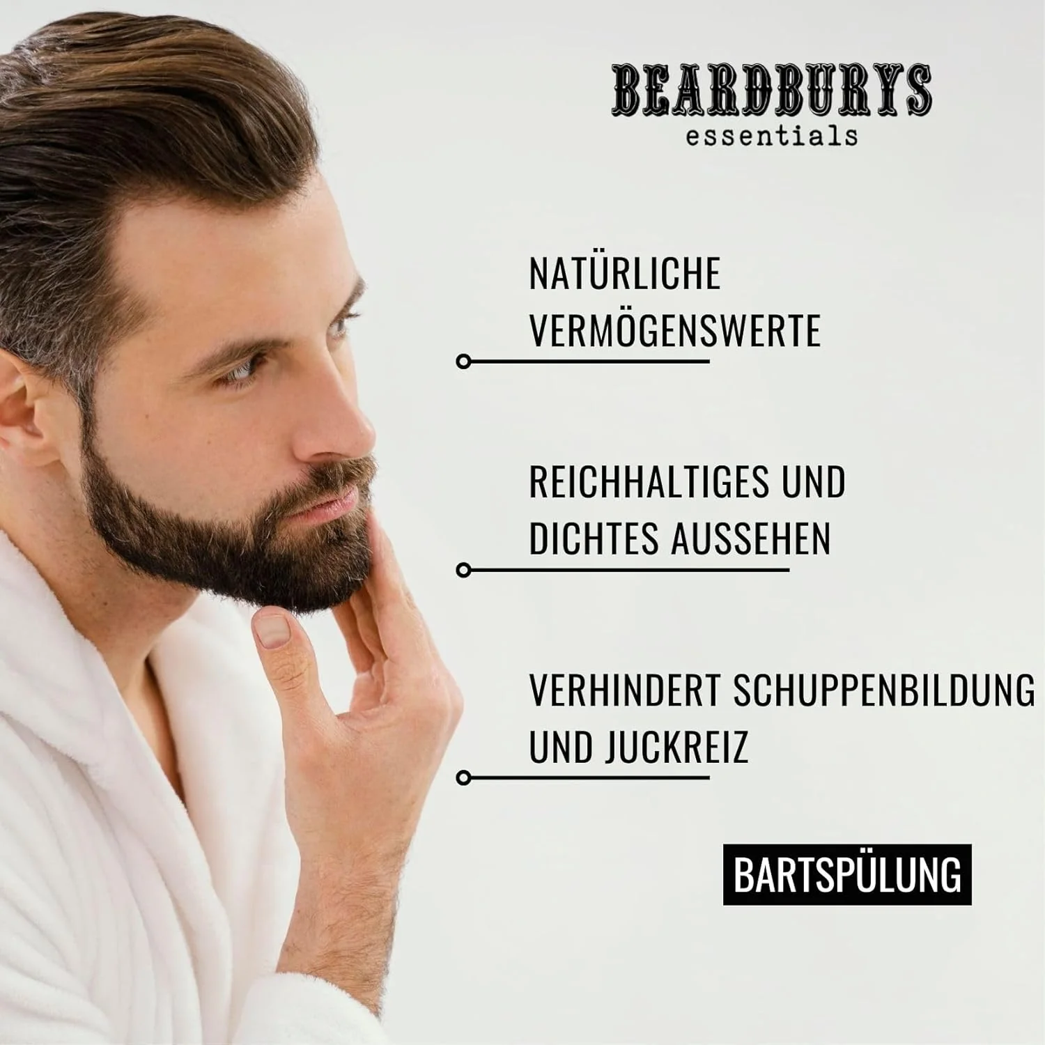 Beardburys Essentials Bart Trank | Herren -Gesichtsfeuchtigkeitscreme Für Den Bart. Erzeugen Sie Erz - Image 4