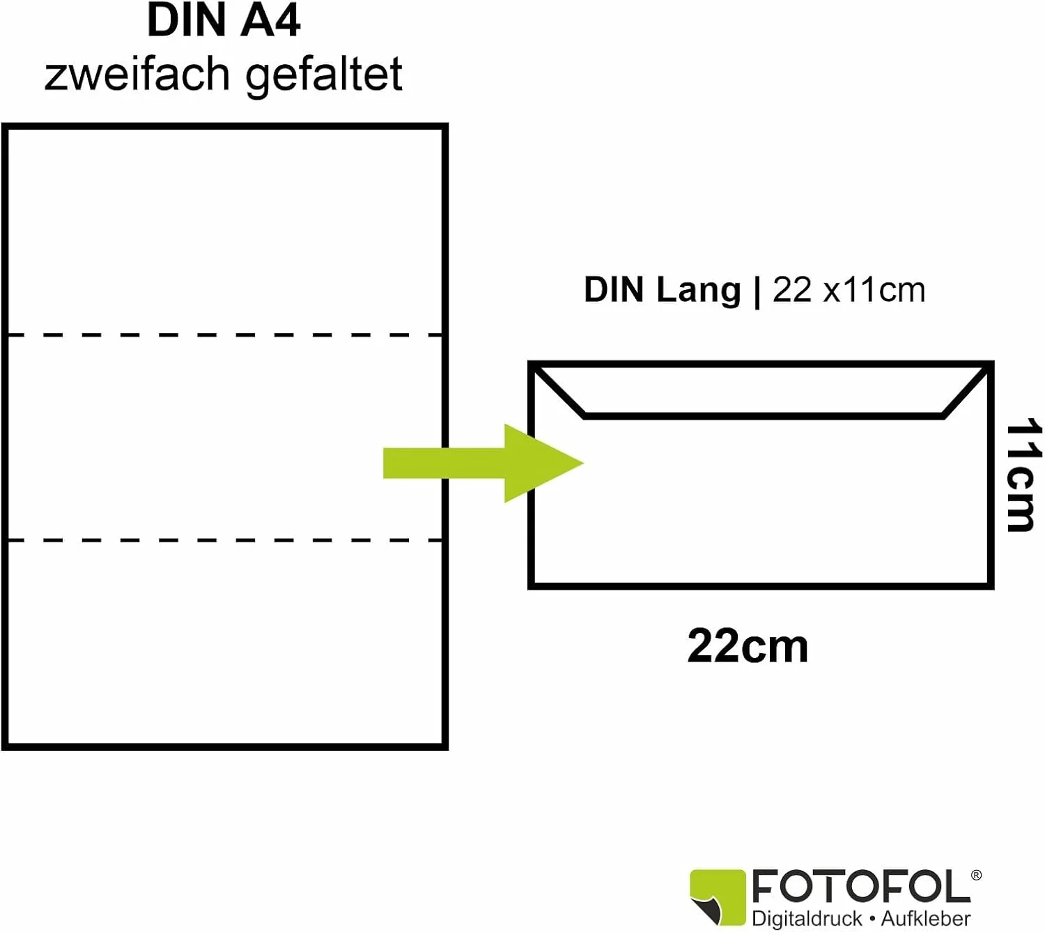 Bedruckte Briefumschläge Personalisierung mit Logo, Design Absenderadresse DIN lang ohne Fenster sel - Image 5