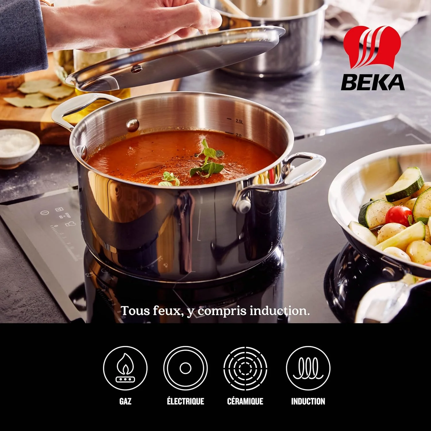 Beka - Chef - Schmortopf mit deckel 20cm - 3L - Image 7