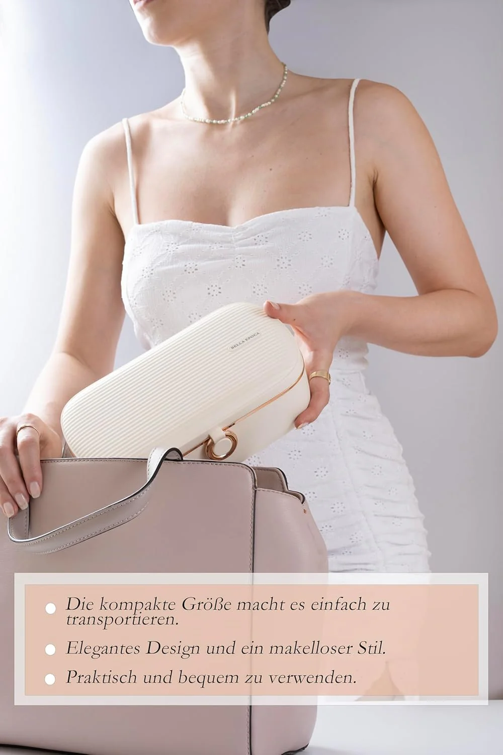 Bella Epoca: Tragbare Elektrische Wärmebox - Elegante Wärmende Lunchbox. Elektrische Lunchbox mit 2 - Image 3