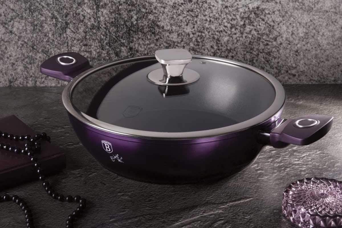 Berlinger Haus Purple Eclipse Collection 28 cm BH/6632 metallic purple shadow Edelstahl 18/8 - Image 4