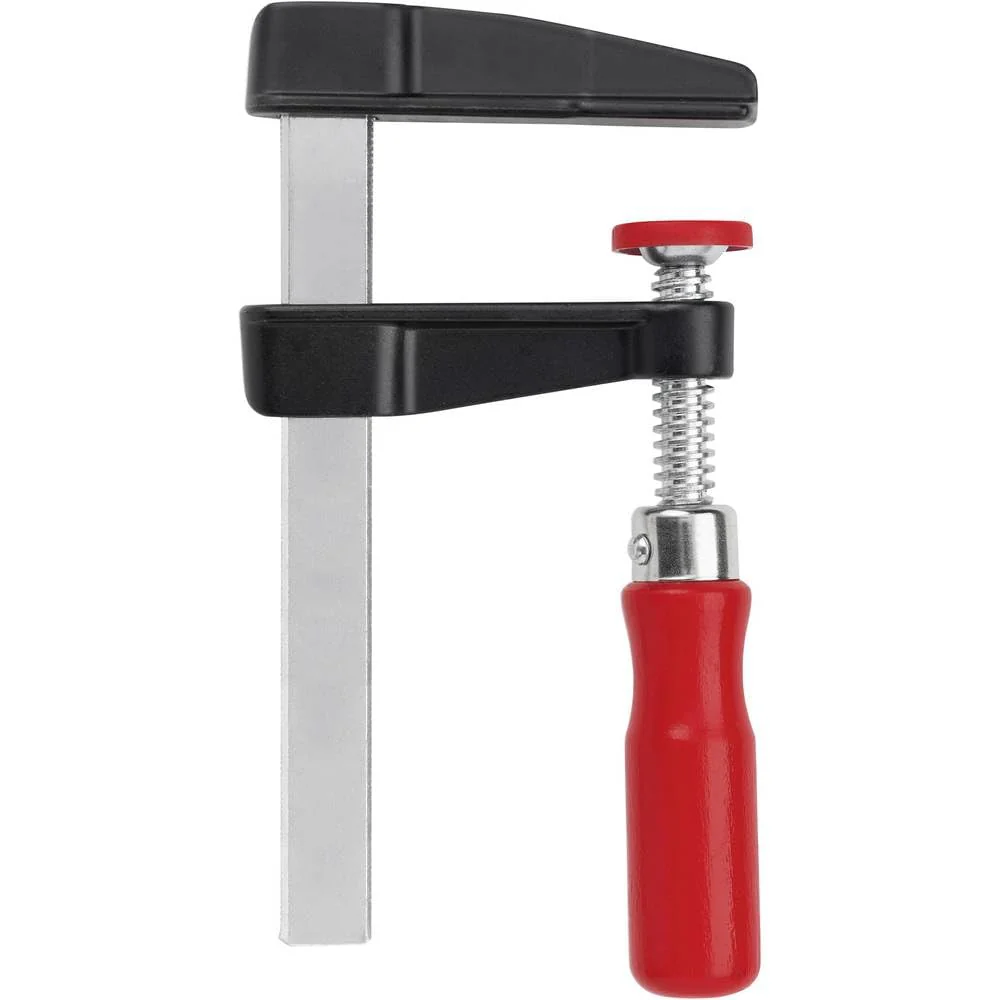 BESSEY Druckguss-Schraubzwinge LM25/8, Spannweite 250 mm Ausladung 80 mm, Ober-/Unterteil aus bruchf