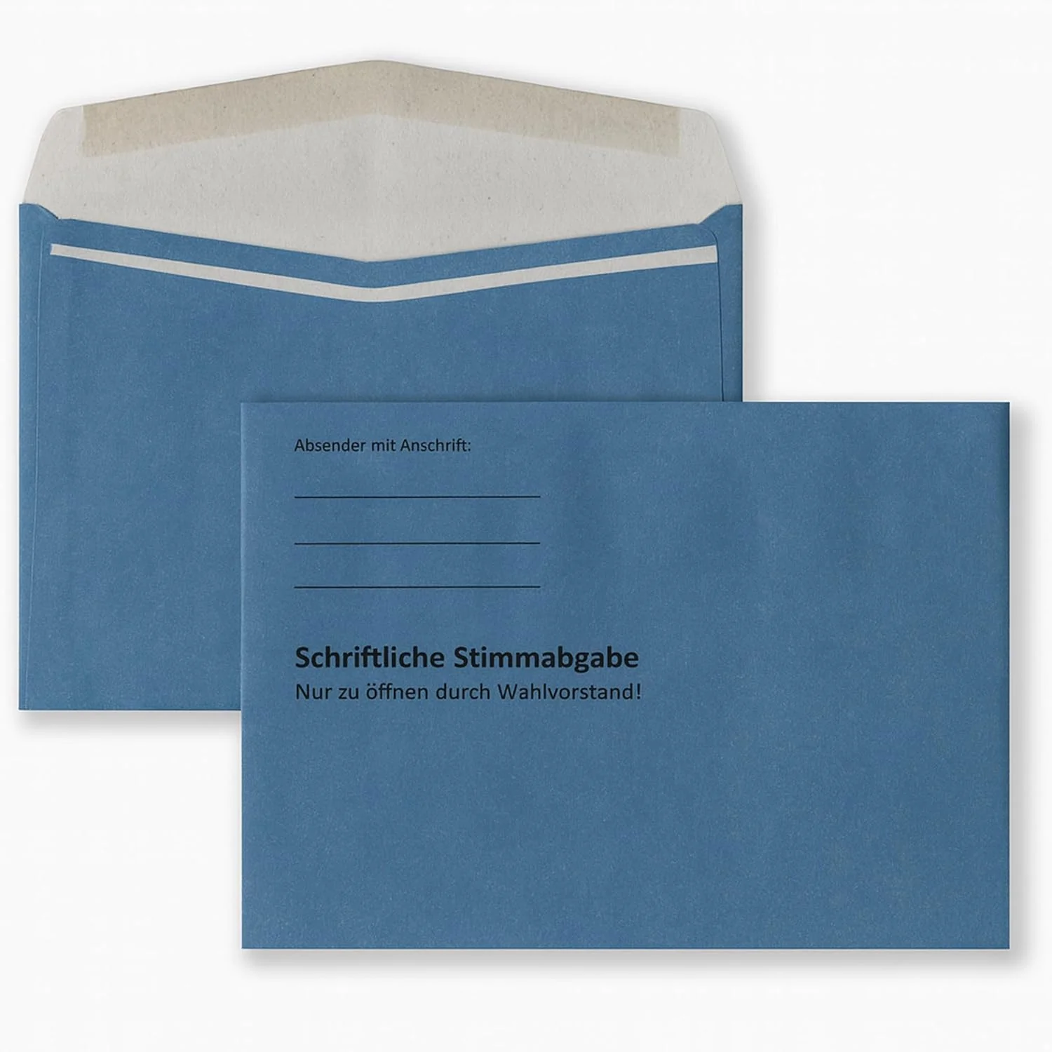 Betriebsratswahl – Äussere Wahlumschläge B6 (176×120mm), einseitig bedruckt – Kuvert für Rücksendung - Image 3
