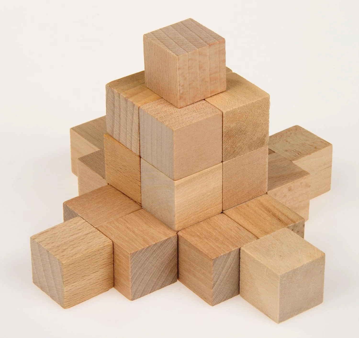 Betzold - Soma-Würfel, 150 Holz-Würfel, naturbelassen - Bausteine Holzklötze Mehrfarbig, Mehrfarbig - Image 3