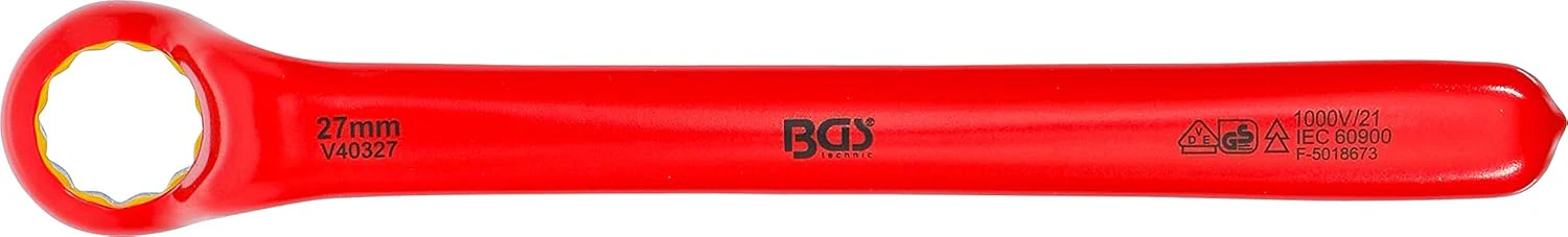 BGS 72027 | VDE-Einringschlüssel | tief gekröpft | SW 27 mm, SW 27 mm - Image 4