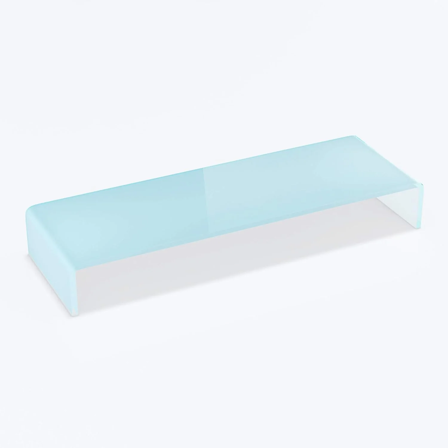 bijon TV Aufsatz Glas Bildschirm-Erhöhung | PC Monitor-Erhöhung, Schreibtisch-Aufsatz für Laptop Erh - Image 6