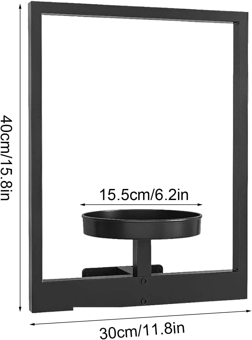 Bilderrahmen-Pflanzenhalter Für Die Wand,Pflanzenregale Für Fenster,Pflanzen-Wandrahmen Aus Metall,4 - Image 4