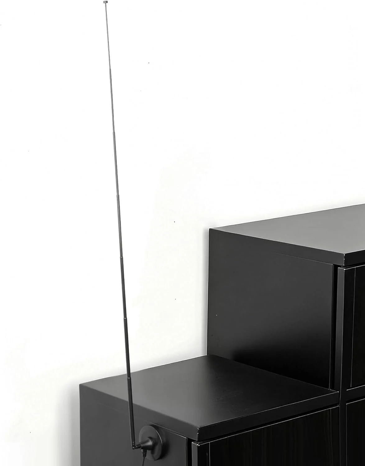 Bingfu DAB+ FM UKW Radio Antenne, Digitale Teleskopantenne mit Magnetfuss, 3m Koaxialkabel, Adapters - Image 5