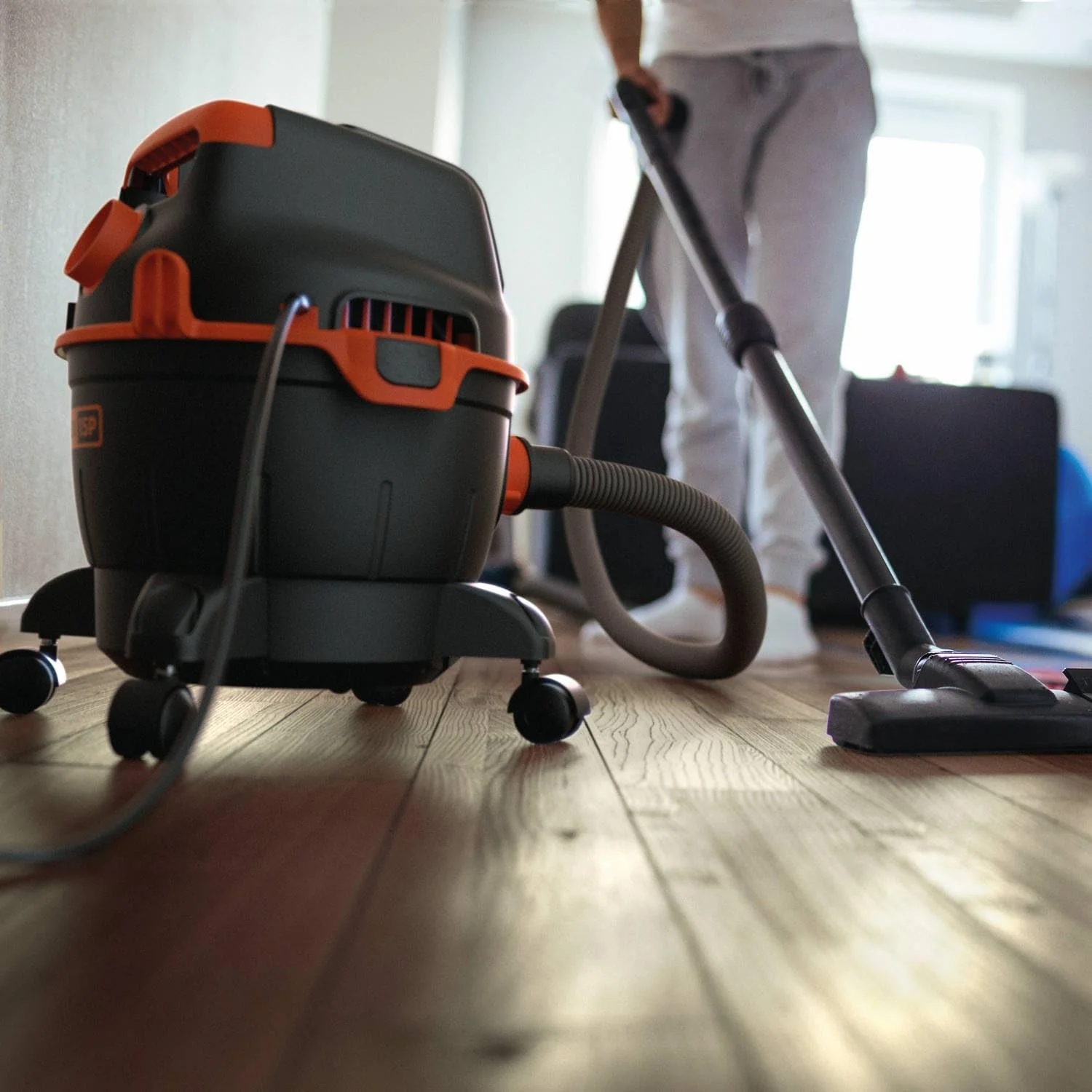 BLACK+DECKER Nass und Trockensauger BXVC15PE (1200 W, 15 Liter) Kuststoff 15 l - ohne Steckdose für - Image 3