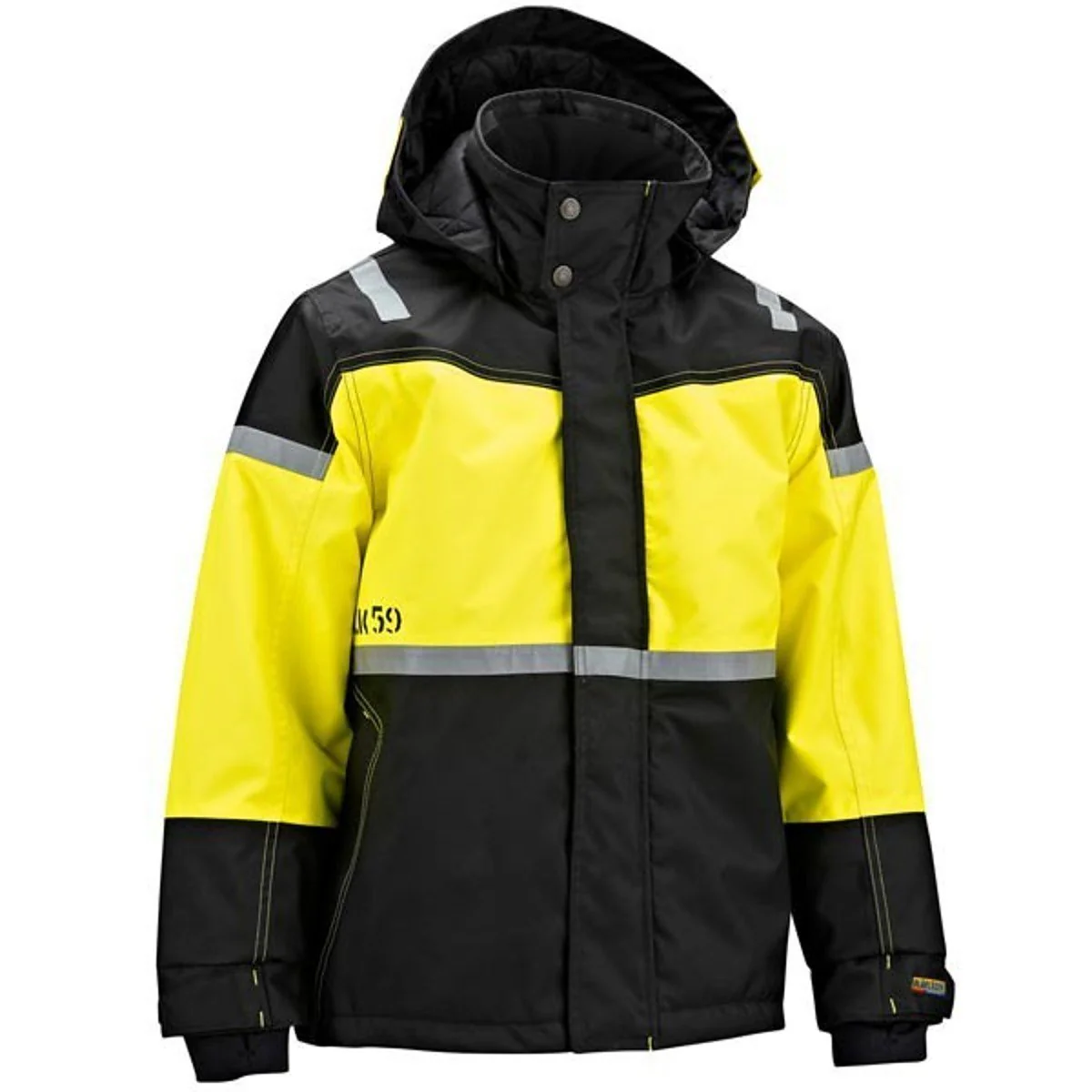 Blaklader 48581977 GARTENJACKET, Schwarz/Gelb, grootte C116, C116