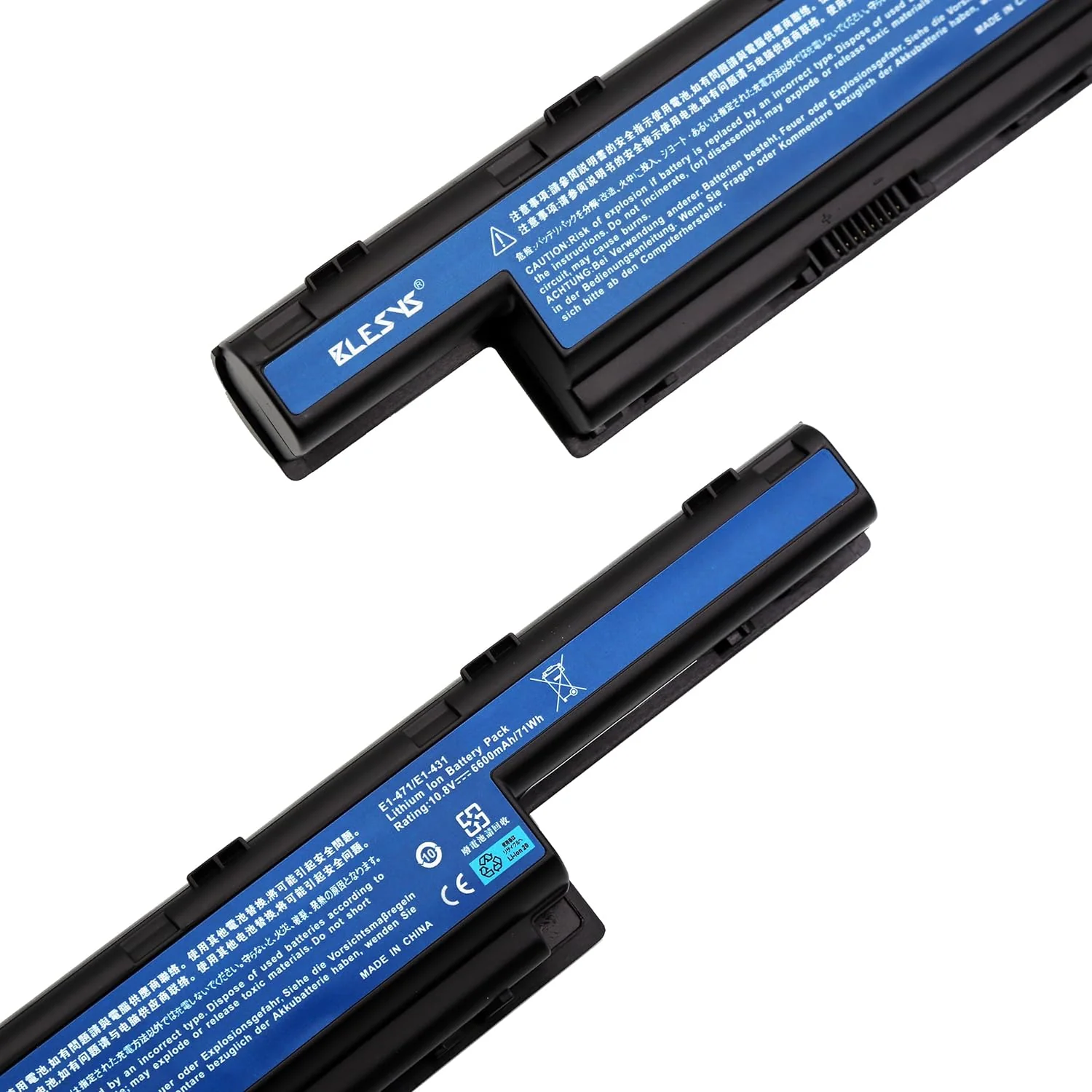 BLESYS 9-Zellen 71Wh Laptop Akku für Acer Aspire E1-421 E1-431 E1-471G E1-521 E1-531G E1-571 E1-571G - Image 4