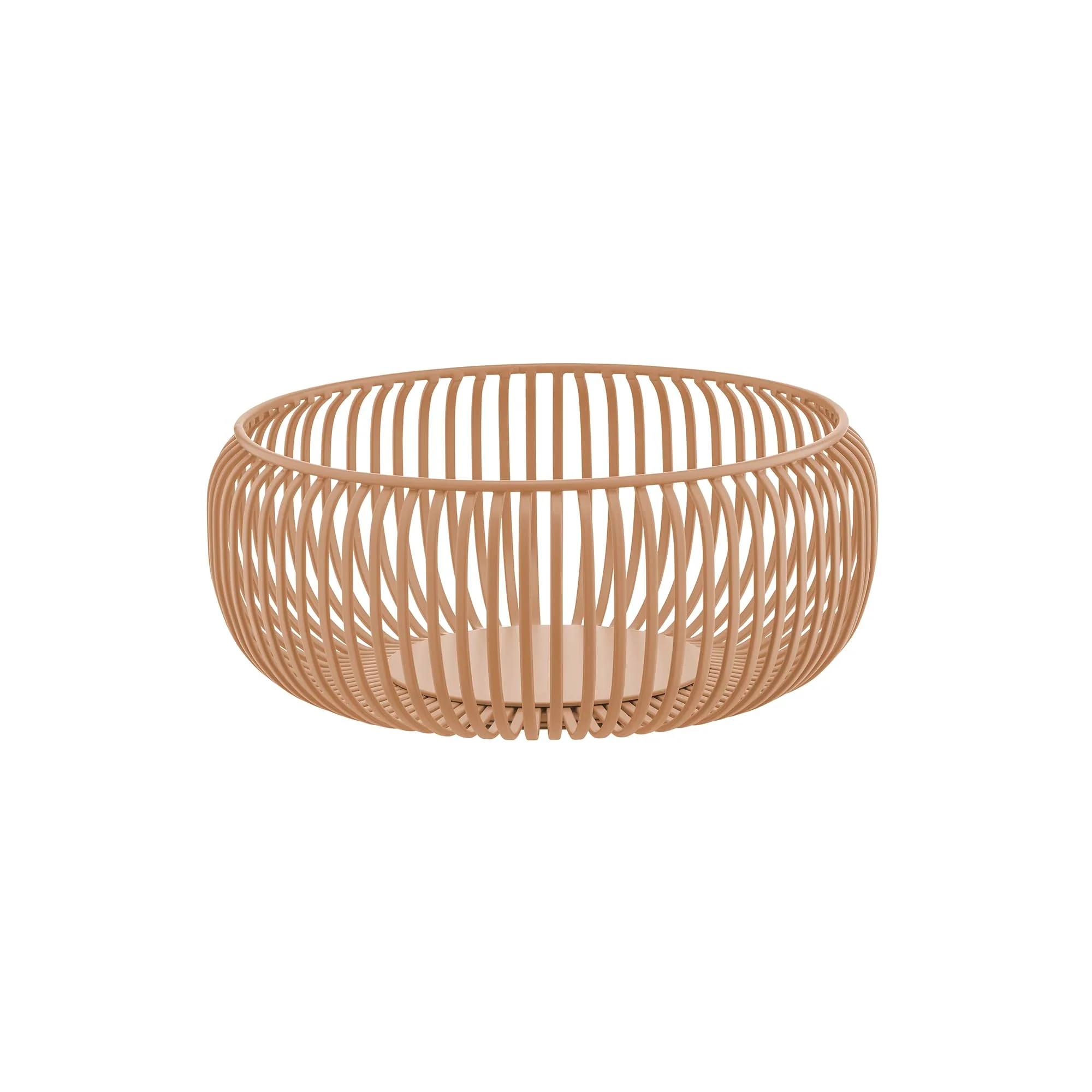Blomus -LITO- Bowl | Obstschale aus hochwertigem Stahl | Dekoschale mit Streben in Indian Tan | Grös
