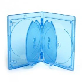Blu-ray DVD 5er Hüllen Elite 15 mm Blau, 5 Stück