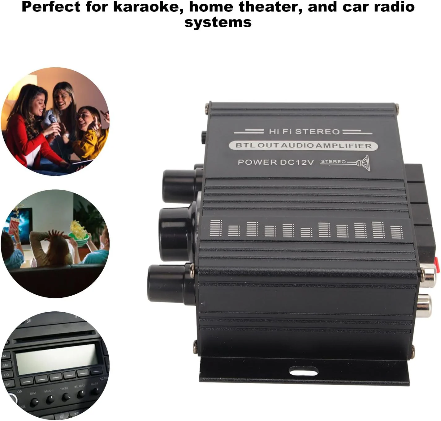Bluetooth 5.0 Audio-Leistungsverstärker, Aluminiumlegierung, 20 W X 2, 20 Hz Bis 20 kHz, Stereo-Vers - Image 5